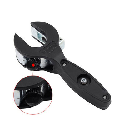 Black New Ratcheting Tubing Cutter Tool Copper Pipe Ratchet TubeTube Cutter 8-29mm from B&Q