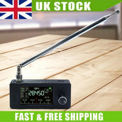 B&Q 0.5-108Mhz Portable Radios With Telescopic Antenna Pocket Mini Radios