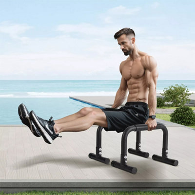 Dip Bars Dip Stand Station 500 Lbs Workout Equipment For Strength Training from B&Q