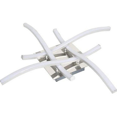 B&Q Light Ceiling Wave Modern Kitchen Living Room Bedroom Lamp Led Dimmable Size 4