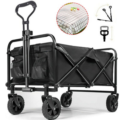 Heavy Duty Foldable Camping Outdoor Garden Trolley Cart Wagon Truck Wheelbarrow from B&Q
