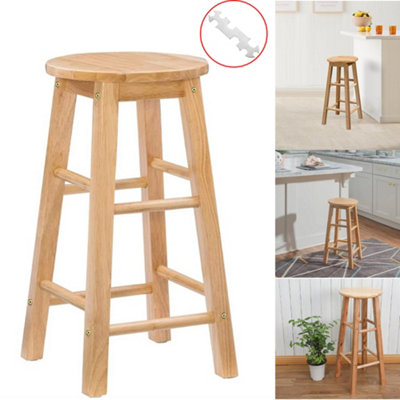 60Cm Wooden Bar StoolIdeal For Kitchens & Breakfast Bars from B&Q