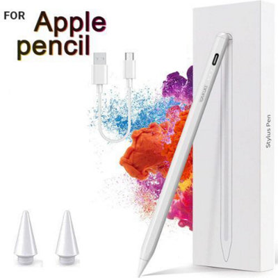 White Stylus Pen For Apple Ipad With Palm Rejection & Tilt Sensitivity from B&Q