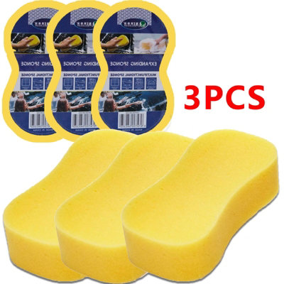 3 Pack Jumbo Car Wash & Multi-Surface Cleaning Sponges from B&Q