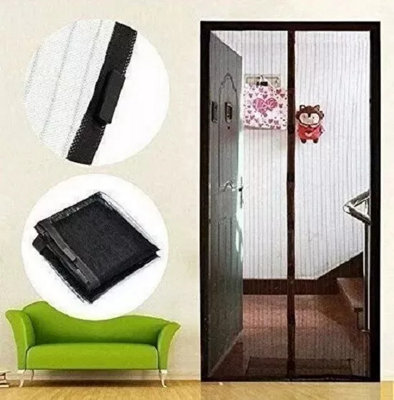 Uk Magic Curtain Door Mesh Magnetic Fastening Mosquito Fly Bug Insect Net Screen from B&Q