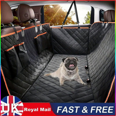 Uk Dog Car Seat Cover Hammock Waterproof Pet Rear Seat Protector Non-Slip from B&Q