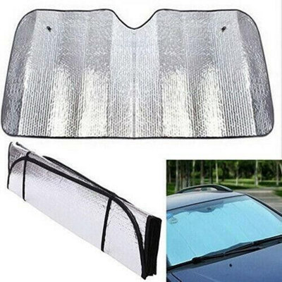 Foldable Reflective Car Windscreen Sun Shade Uv Protector 140Cm X 70Cm