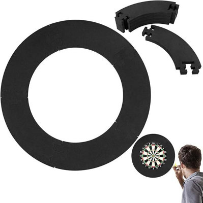 Black Eva Foam Dartboard Surround Wall Protector Ring For Darts from B&Q