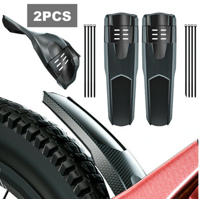 2X Cycling Mtb Mudguard Mud Guard Mountain Bike Bicycle Fender Front Rear Tyre from B&Q