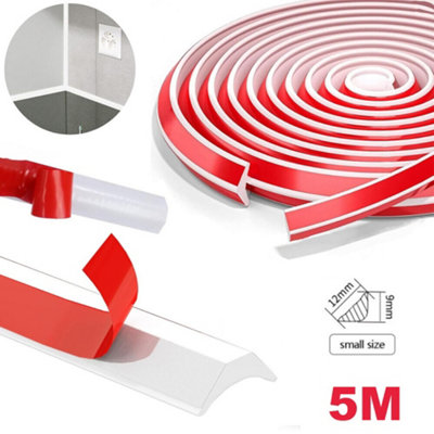 5M Self-Adhesive Wall Inner Corner Trim Molding Line Ceiling Edge Caulk Strip from B&Q