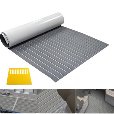  - Eva Foam Teak Marine Boat Sheet Flooring Mat Yacht Carpet Decking 240X90Cm 6mm