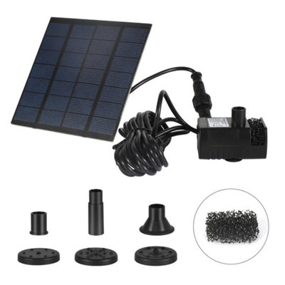  - Solar Panel Powered Water Feature Pump Garden Pool Small Pond Aquarium Fountain