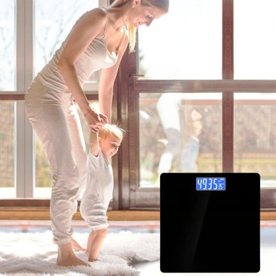 B&Q Weighing Scales Digital Electronic Bathroom Scales For Body Weight Accurate Uk