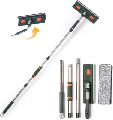 Professional Large Window Cleaner Equipment Glass Cleaning Telescopic Squeegee from B&Q