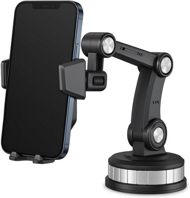 Car Phone Holder  Rotatable Suction Dashboard Windscreen Support Gps Mount from B&Q