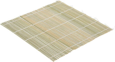 - Sushi Mat Bamboo Maker Kit Rice Roll Mould Kitchen Diy 24Cm Roller Rice Pad