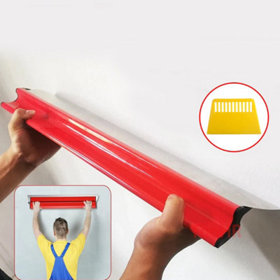 80Cm Drywall Finishing Smoothing Spatula Plaster Skimming Blade Trowel Wall Tool
