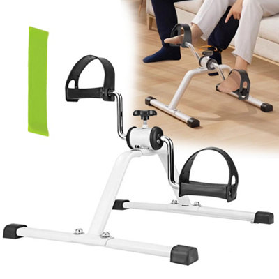 Mini Exercise Bike Portable Pedal Exerciser Resistance Cycle Indoor Gym Fitness from B&Q