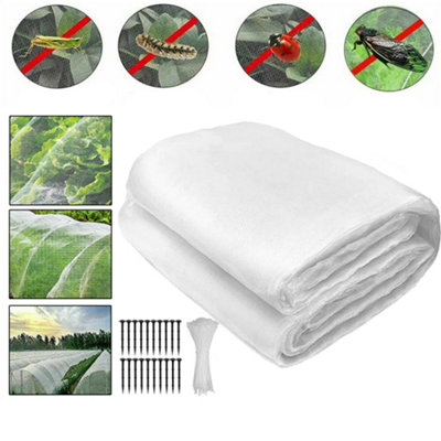 10M Garden Protect Netting For Vegetable Crop Plant Fine Mesh Bird Insect Net from B&Q