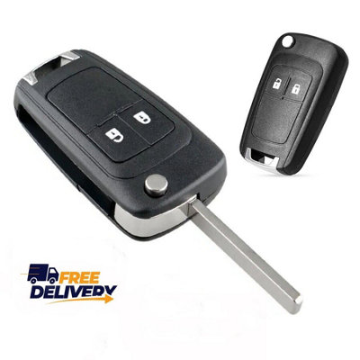 2 Button Remote Key Fob Shell Case For Vauxhall Astra Corsa Zafira Insignia Adam from B&Q