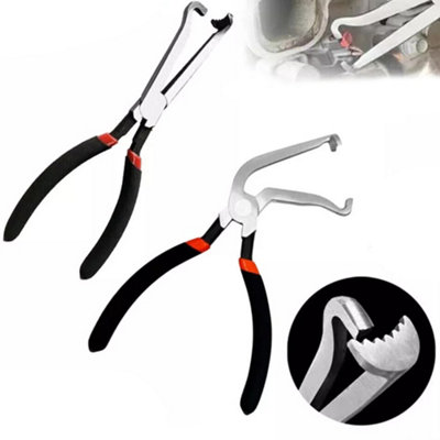 Automotive Electrical Plug Electrical Disconnect Pliers 2Pcs Elbow+Straight Head from B&Q