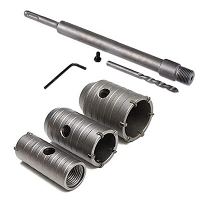 350 mm Round Handle Sds Wall Drill BitConcrete Cement Stone Tungsten Carbide With 30 / 40 / 50 mmHigh StrengthStability from B&Q