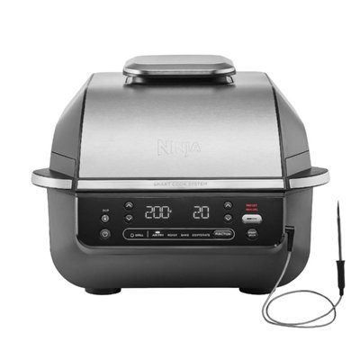 Ninja  5-In-1 Grill & Air Fryer Eg351uk - Black / Silver - 5.7L - Image 17