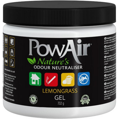 Powair Nature's Odour Neutraliser GelLemongrass 732G from B&Q