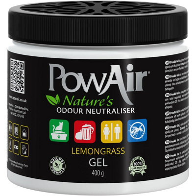 Powair Nature's Odour Neutraliser GelLemongrass 400G from B&Q