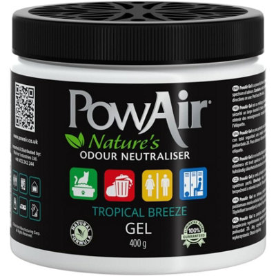 Powair Nature's Odour Neutraliser Gel -Tropical Breeze 400G from B&Q