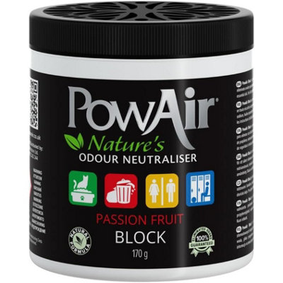 Powair Nature's Odour Neutraliser Block- Passion Fruit 170G from B&Q