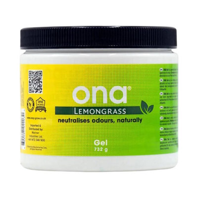 Ona Odour Neutraliser Eliminator Gel Lemongrass 732G from B&Q