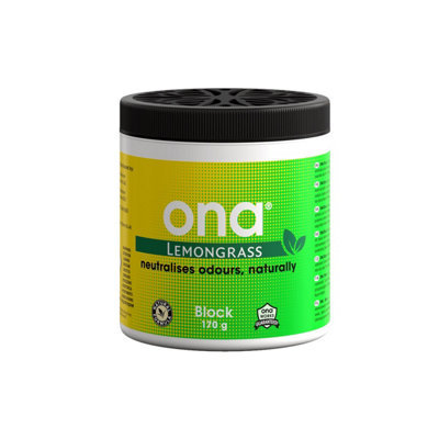 Ona Odour Neutraliser Eliminator Block Lemongrass 170G from B&Q