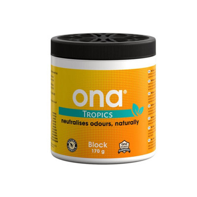 Ona Odour Neutraliser Eliminator Block Tropics 170G from B&Q