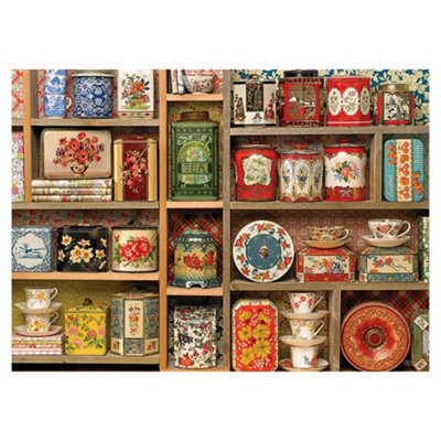 Vintage Tins 1000 Piece Puzzle PAPERBACK 0625012400541 - Image 5