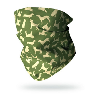 Ruffnek Dogs Country Green Multi Snood Scarf Neck Gaiter For HikingRunningCamping And Travel from B&Q