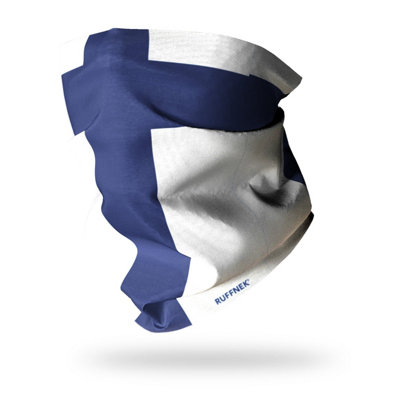 Ruffnek Flag Of Finland Snood Scarf Multifunctional Neck Gaiter For SkiingHikingCamping And Travel from B&Q