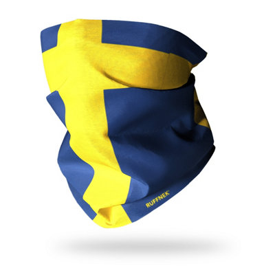 Ruffnek Flag Of Sweden Snood Scarf Multifunctional Neck Gaiter For RunningSkiingHikingCamping And Travel from B&Q