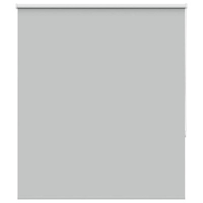 Berkfield Roller Blind Blackout Light Grey 125X175 Cm Fabric Width 121.6 Cm Polyester