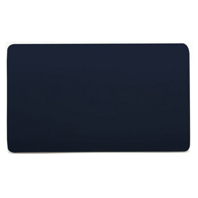 Trendiswitch Navy 2 Gang Blanking Plate from B&Q