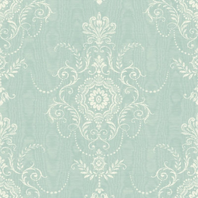 Galerie Blue Colette Wallpaper from B&Q