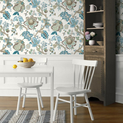 Galerie Multi-Coloured Bernadette Wallpaper from B&Q