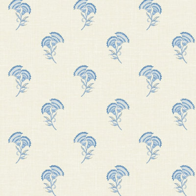 Galerie Blue Lotus Motif Wallpaper from B&Q