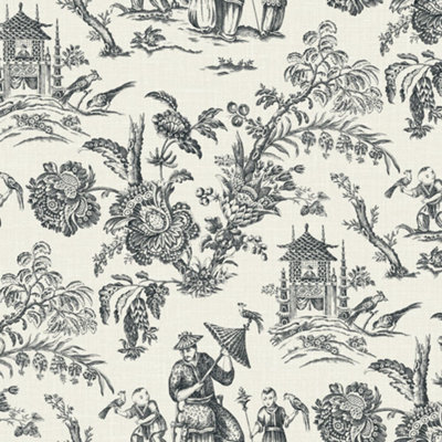 Galerie Black Chinois Wallpaper from B&Q