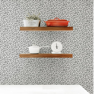 Galerie Black Cossette Wallpaper from B&Q