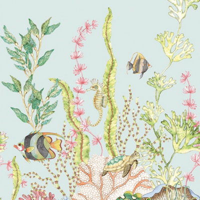 Galerie Daisy Bennett Blue Nautical Mural from B&Q