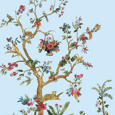 Galerie Daisy Bennett Blue Tanzania Tree Of Life Mural from B&Q