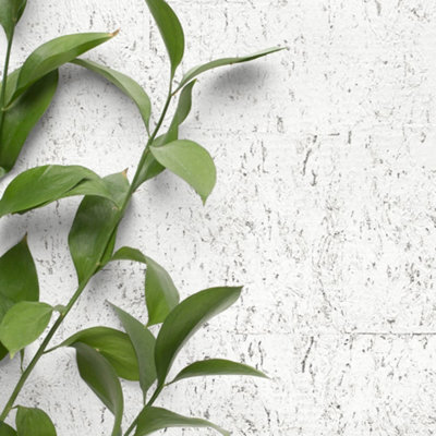 Galerie Daisy Bennett White Cork Wallpaper from B&Q