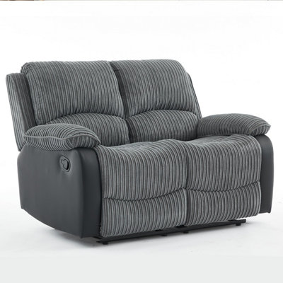 Manual Reclining ChairCorduroy Fabric Recliner LoveseatLoveseat from B&Q