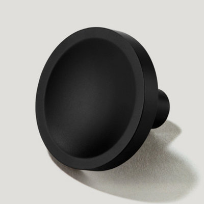 Plank Hardware Cave Round Knob - Black